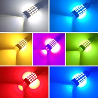 Bombilla LED T10 Multicolor (Blanco, Amarillo, Rojo) Plug and Play para Auto, Luz de Lectura, Matrícula, Marcador Lateral e Interior
