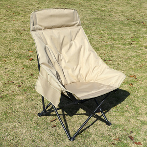 Silla de Camping Plegable Portátil Ligera para Exteriores con Respaldo Alto y Bolsa de Transporte, Venta al Por Mayor Personalizada - Product Image 1