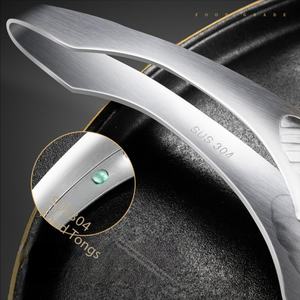 Großhandelsprodukte 304 Edelstahl-Essenszange Küchen-Servierzange für BBQ Salat Buffet Kochen Robust Rutschfester Griff - Product Image 2