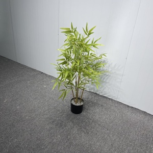 Planta Artificial de <span class=keywords><strong>Bambú</strong></span> de la Suerte, Plástico de Alta Simulación, Estilo Moderno, Decoración para Interiores y Exteriores, para Dormitorio, Hogar y <span class=keywords><strong>Jardín</strong></span> - Product Image 6