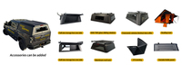 Plateforme d'atterrissage pour drone XINYI en aluminium pour camionnette Tacoma avec installation facile