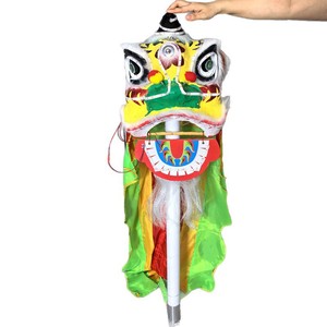 Cabeza de León Iluminada con LED, Accesorio para Danza del León del Sur, Disfraz para Actuaciones, Patrón Decorativo de Peces, Insectos, Aves y Bestias - Product Image 5