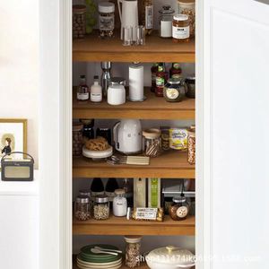 Estantes de madera para gabinetes de cocina, armarios móviles y estanterías de almacenamiento para baño. - Product Image 3