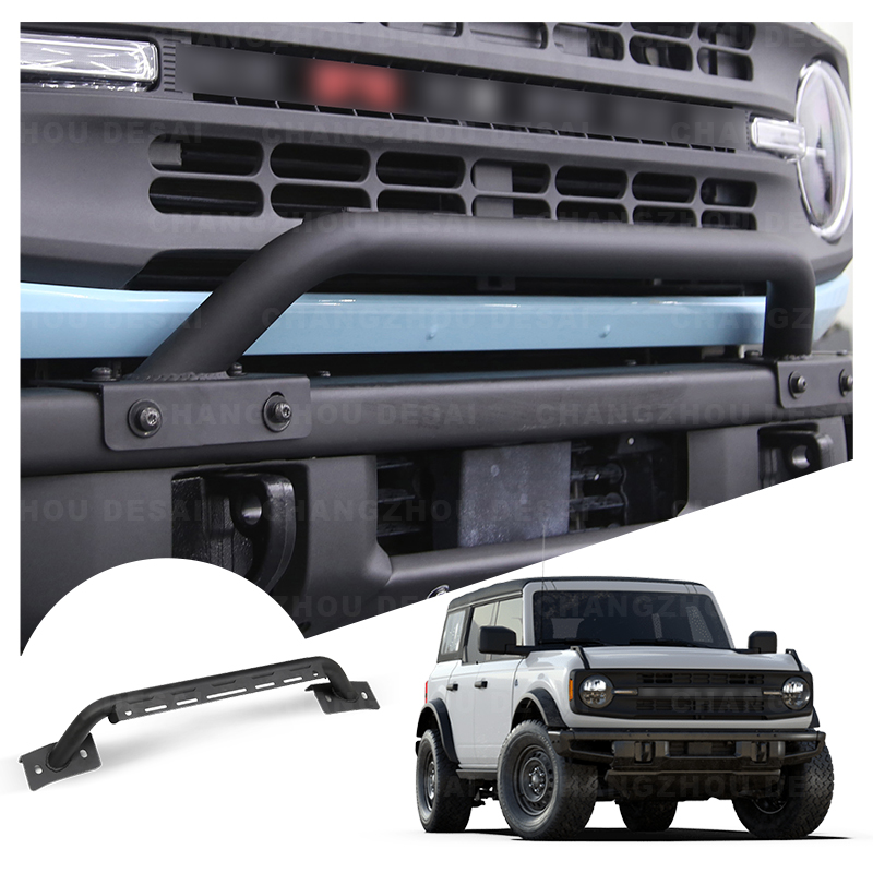 2021 2022 2023 автомобильные аксессуары передний бампер передняя губа Булл бар с прожектором для Ford Bronco 2/4 дверь