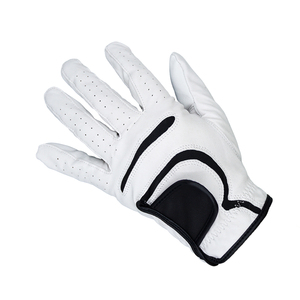 Logo personnalisé antidérapant résistant à l'usure Cabretta gant de golf en cuir blanc souple et flexible pour la main gauche pour le sport - Product Image 1