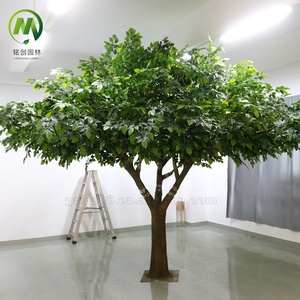 Tùy chỉnh sợi thủy tinh thân cây Nhân tạo Kích thước khác nhau lớn Faux <span class=keywords><strong>Tree</strong></span> cây xanh giả cây trang trí cho trong nhà ngoài trời - Product Image 1