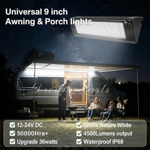 Nouvelle Lampe LED de Remplacement Haute Qualité pour Auvent Anti-Inondation <span class=keywords><strong>9</strong></span> Pouces 12-24V 4500 Lumens <span class=keywords><strong>45</strong></span> Degrés 27W Montage en Surface Blanc Naturel IP68 - Product Image 4