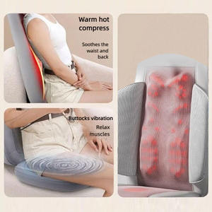 D16 <span class=keywords><strong>2026</strong></span> Nuevo Sillón de Masaje Eléctrico con Amasamiento, Relajación <span class=keywords><strong>Shiatsu</strong></span>, Calor con Luz Roja, Vibración para Espalda Completa y Cuerpo, Cojín de Asiento para Coche y Hogar - Product Image 6