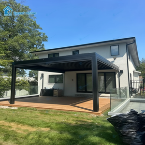 Pérgola <span class=keywords><strong>de</strong></span> Aluminio Impermeable Sweet Home, Gazebo para Exteriores <span class=keywords><strong>con</strong></span> Toldo <span class=keywords><strong>de</strong></span> Repuesto - Product Image 1