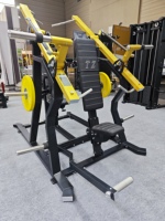 Machine de musculation professionnelle à double fonction, à charge libre, pour l'iso-training latéral de la poitrine et du dos