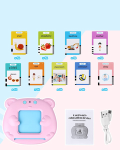 Juguetes Educativos para Niños, Máquina de Aprendizaje del Idioma Inglés, Tarjetas de Memoria Interactivas para Niños Pequeños con 224 Palabras Visuales - Product Image 6