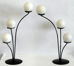 <b>Crystal</b> Candle <b>Stands</b> Centre Piece Vintage Candle <b>Stand</b> - Product Image 2