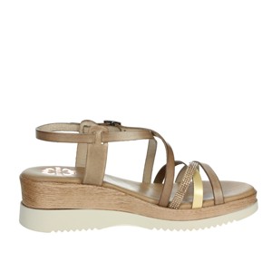 Fi2949 sandali con zeppa in vera pelle con cinturino piatto con plateau alla caviglia per l'inverno primavera estate-traspiranti e impermeabili - Product Image 4