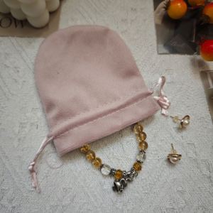 Custom Logo Printed Cotton Velvet Jewelry <b>Bag</b> Soft Velvet Gift Packaging Drawstring Pouch <b>Dust</b> Gift Cosmetic <b>Bag</b> - Product Image 5