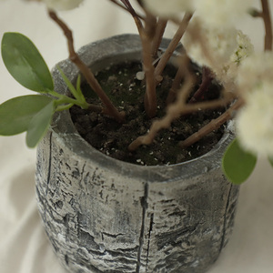 Maceta con Flor Blanca Artificial de 36-51 cm, Flor Blanca de Plástico Realista con Maceta para Decoración de Interiores, Venta al Por Mayor - Product Image 5