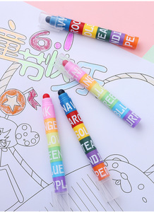 新しいスプライス可能なヴィンテージカラーソリッド蛍光ペンセット円筒形 - Product Image 6