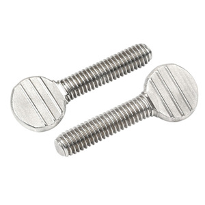 304 Stainless Steel Thumb <b>Screws</b> <b>Flat</b> Head M5 M6 Hand Tightening Bolts - Product Image 2