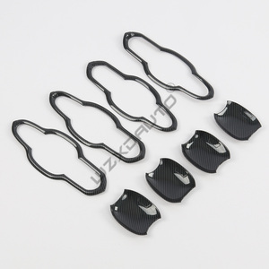 WZX 2023 Carbon Fiber Car Covers Handle Bowl Side <b>Door</b> Handle Bumper Fog <b>Light</b> Trim Exterior Kit for INNOVA ZENIX - Product Image 2