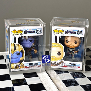 Hộp bảo vệ nhân vật đồ chơi Acrylic xếp chồng 4 inch Marvel <span class=keywords><strong>Funko</strong></span> <span class=keywords><strong>Pop</strong></span>, nắp từ tính, trong suốt, bán buôn từ nhà máy SYP - Product Image 1