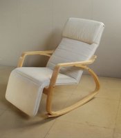 Nouveau style K/D chaise à bascule en bois courbé panneau de loisirs Style en bois pour meubles de maison pour salon