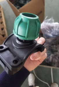 ชลประทาน KEXING PN16 PN10น้ำประปาชลประทาน HDPE PP อุปกรณ์การบีบอัดคู่มีเพศสัมพันธ์อานยึดพลาสติก - Product Image 4