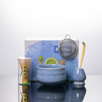 Ensemble de bols à matcha en céramique écologique de qualité alimentaire, design de la dynastie Song, outil à thé, boîte cadeau, logo personnalisé, emballage sûr