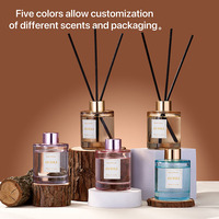 Diffuseur de parfum d'ambiance à bâtonnets en rotin, désodorisant longue durée, éliminateur d'odeurs, diffuseur d'huiles essentielles