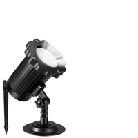 Lampe projecteur flocon de neige de Noël, lumière laser LED, motif flocon de neige, IP65, batterie rechargeable, lumière blanche rotative