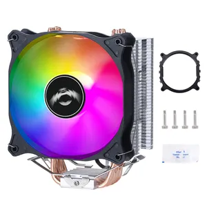 Computer 4 heat pipe Copper pipe E5 x79 cpu cooler fan 120 mm Illuminated 2011 motherboard x99 motherboard cooling fan Quiet