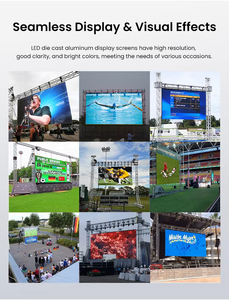 Stand de <span class=keywords><strong>DJ</strong></span> Portable LED Location d'Affichage Durable Étanche Haute Luminosité Mur Vidéo Panneau D'affichage Original Scène Toile de Fond pour Film - Product Image 6