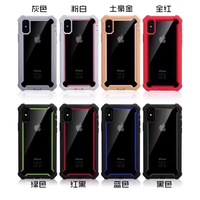 Étui de protection complet de luxe QY 3 en 1 pour POVA5/POVA5 PRO 4G/5G, TPU PC antichoc