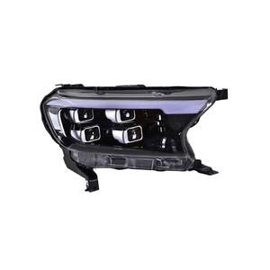 T6ไฟหน้ารถยนต์สำหรับ <span class=keywords><strong>Ford</strong></span> Ranger <span class=keywords><strong>Everest</strong></span> 2015-2022ระบบไฟติดศีรษะแบบ4เลนส์ T8 T7 - Product Image 5