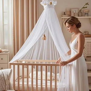 Tùy Chỉnh Liền Mạch Bảo Hiểm Đầy Đủ Trẻ Em Muỗi <span class=keywords><strong>Net</strong></span> Thoáng Khí Bé Muỗi <span class=keywords><strong>Net</strong></span> Cho Babys Crib Đáng Yêu Cho Mùa Hè Bangladesh Nhà Máy - Product Image 1