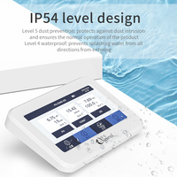 Mètres de température PH/Conductivité/DO/TDS de haute précision pour usage en laboratoire, écran tactile, piles non incluses