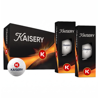 Boîtes promotionnelles pour balles de golf avec logo imprimé, fenêtre transparente unique, balles de golf standard personnalisées pour les tournois