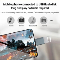 3.1 Gen2 10Gbps Thunderbolt 3 Tipe C Male ke USB 3.0 a Female 3.2 USB C OTG Converter Adapter untuk USB Hub VR Keyboard Printer