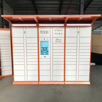 Casier à colis intelligent résistant aux intempéries, 100 % alimenté par l'énergie solaire, structure KD (à monter soi-même), fabrication OEM pour les communautés