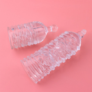 Anillo para Pene con Cuentas y Extensor de Goma Suave para Estimulación en Adultos, Set de Estilos Corto y Largo - Product Image 1