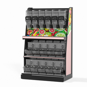 Estantes de Góndola Ecobox, Dispensador de Alimentos para Dulces y Frutos Secos, Estantes Metálicos para Tiendas, Estantes de Supermercado, Exhibidor de Dulces para Tiendas - Product Image 2