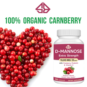 Cápsulas Veganas de Extracto Herbal Probiótico con Vitamina C y D-Manosa de Arándano Rojo para Apoyo Inmunológico para Mujeres, GMP, 90 Cápsulas - Product Image 5