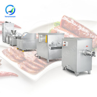 Machine à saucisses hydraulique commerciale OCEAN, remplisseuse automatique de saucisses, ligne complète de production de saucisses