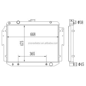 Radiatore interamente in alluminio per Dodge B150 B1500 B2500 B3500 Ram 1500 Van Ram 2500 Van Ram 3500 Van1994-2003 - Product Image 1