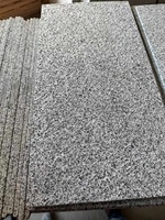 Carreaux de sol de cuisine en granit gris foncé avec un design moderne, surface polie, qualité supérieure, garantie à vie