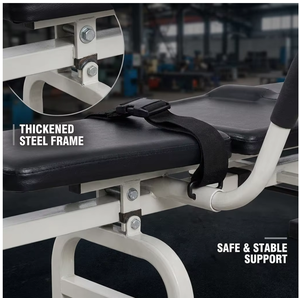 Cama de Tracción para Tratamiento de Columna Cervical y Lumbar, Mesa de Descompresión Eléctrica y Manual Portátil para Fisioterapia y Rehabilitación en el Hogar - Product Image 5