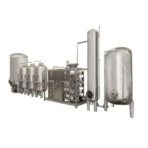 Linha de tratamento de água mineral sistema de osmose filtro areia tratamento de água máquina de tratamento de água UV