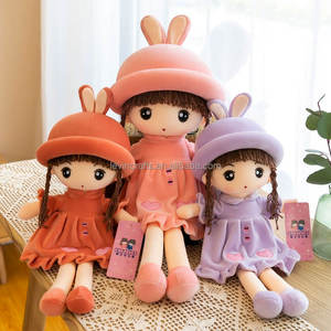 Muñecas de Peluche Bailarinas BELO <span class=keywords><strong>TEMPO</strong></span> al por Mayor, Rellenas de Algodón PP, Bailarina con Vestido Rosa para Niñas - Product Image 5