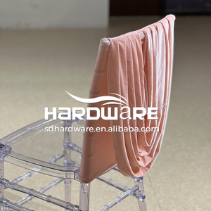 Decorazione di nozze Spandex <span class=keywords><strong>Tulle</strong></span> banchetto Tutu coprisedia gonna drappeggio coprisedie per feste di matrimonio - Product Image 4