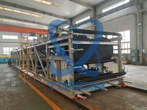 खनन के लिए नई स्थिति स्वचालित क्षैतिज बेल्ट वैक्यूम फिल्टर प्रेस स्लेज डीवॉशिंग उपकरण - Product Image 3