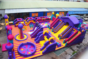 LILYTOYS Fun Indoor Outdoor Fun Entertainment Parc à thème gonflable commercial géant à vendre Terrain de jeu gonflable - Product Image 3