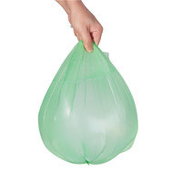 Sac poubelle jetable, 50 sacs à ordures en plastique Bio biodégradables, sachet à ordures plat personnalisé